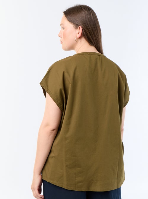 Blusa leggera a maniche corte - Kiabi