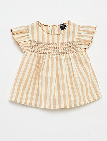 Blusa leggera con ricami
