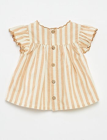 Blusa leggera con ricami