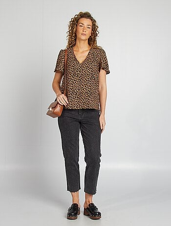 Blusa leggera con volant