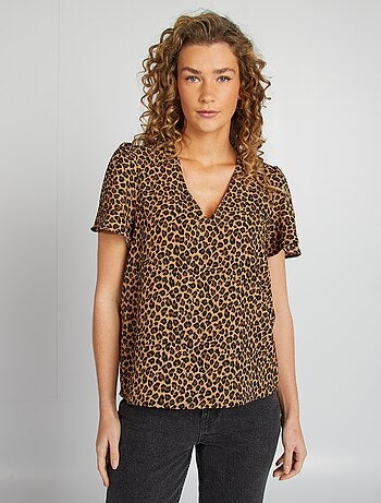 Blusa leggera con volant