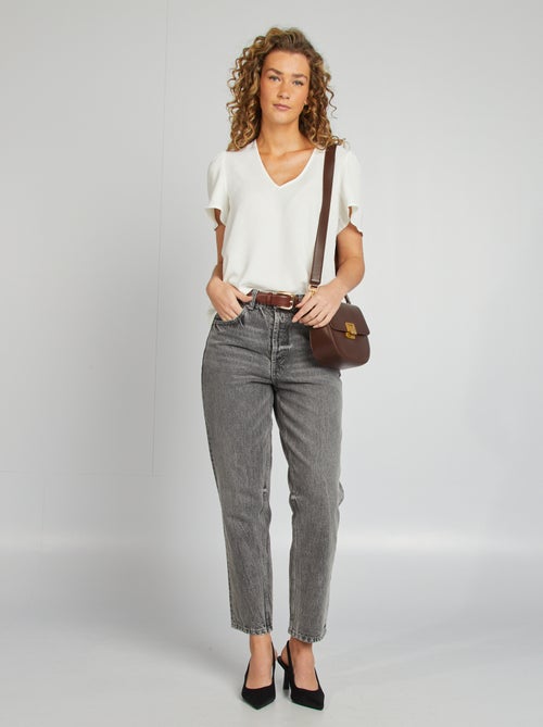 Blusa leggera con volant - Kiabi