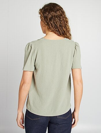 Blusa leggera con volant