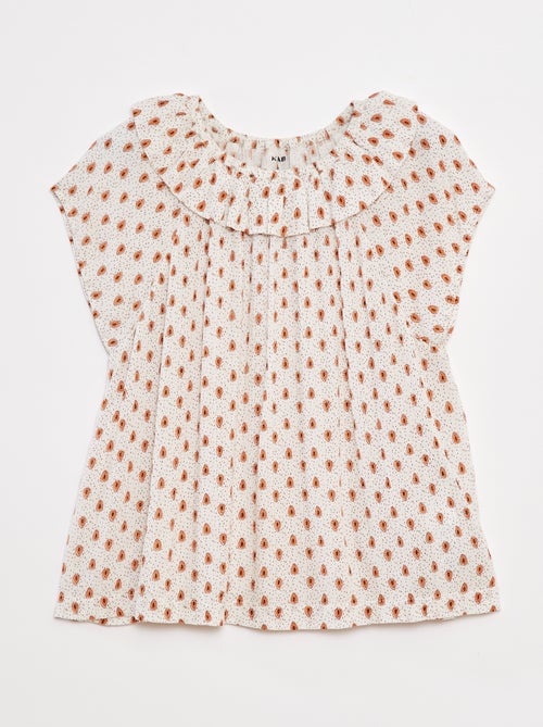 Blusa leggera senza maniche tinta unita - Kiabi