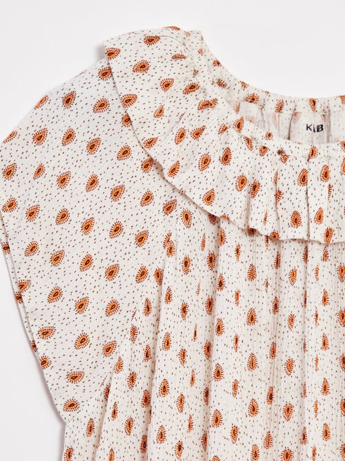 Blusa leggera senza maniche tinta unita - Kiabi