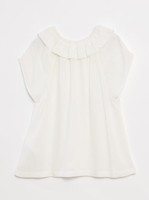 Blusa leggera senza maniche tinta unita - Kiabi