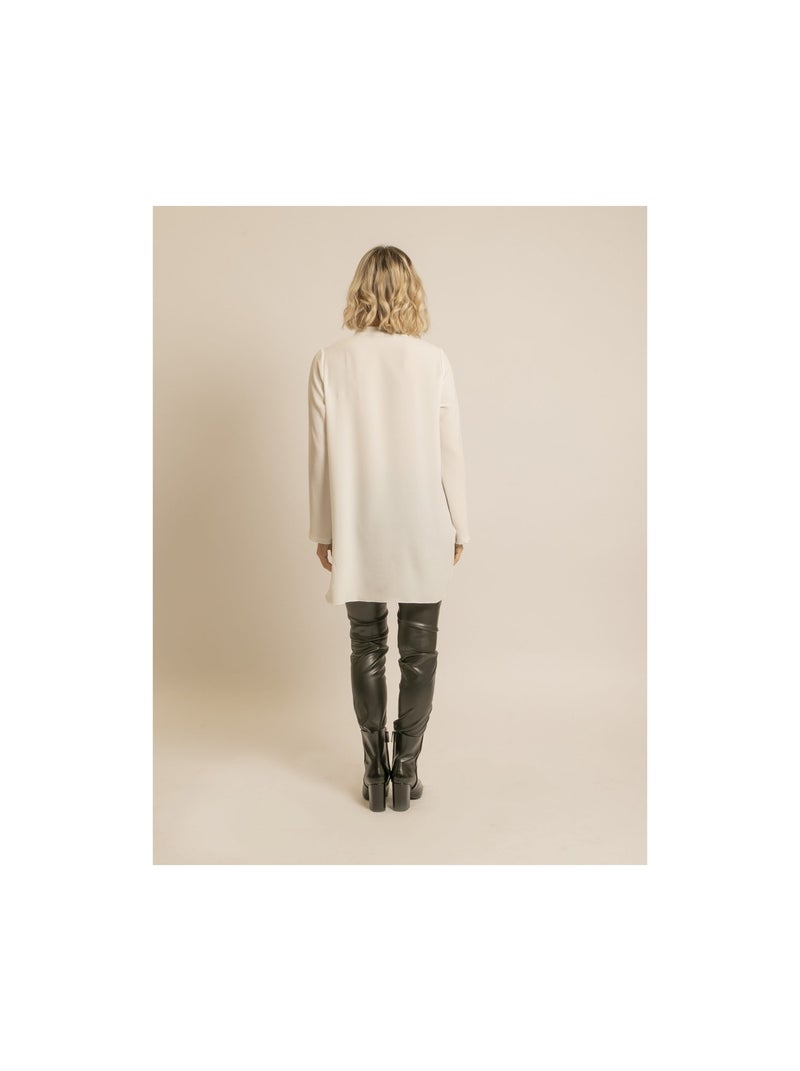 Blusa lunga OCELLINA Bianco - Kiabi
