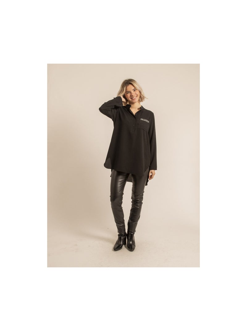 Blusa lunga OCELLINA Nero - Kiabi