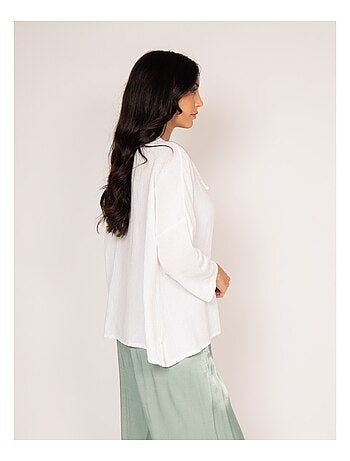Blusa maniche 3/4 FIORETA