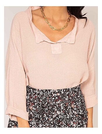 Blusa maniche 3/4 FIORETA