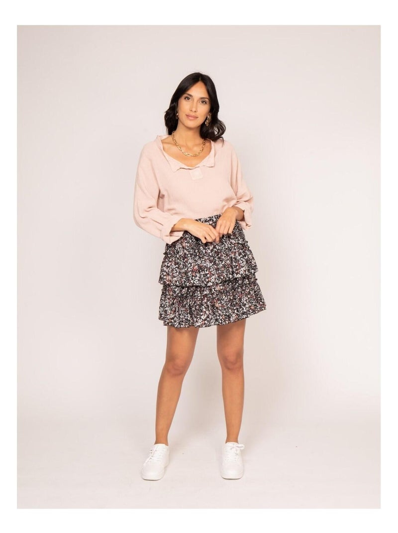 Blusa maniche 3/4 FIORETA Rosa - Kiabi