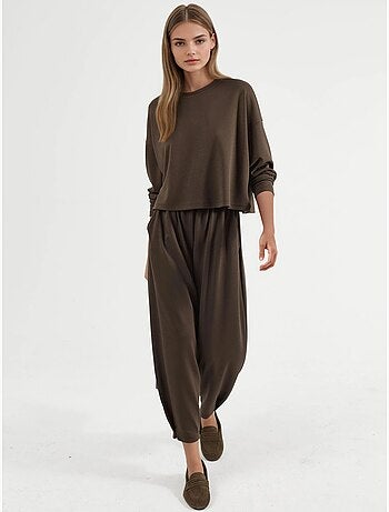 Blusa modal touch e pantaloni salwar co-ord set hiccup