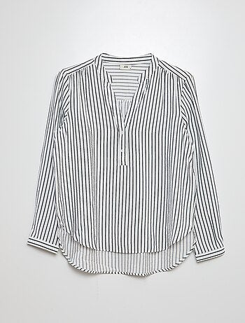 Blusa morbida a righe