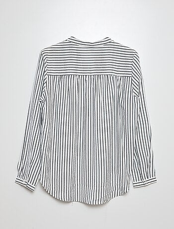 Blusa morbida a righe
