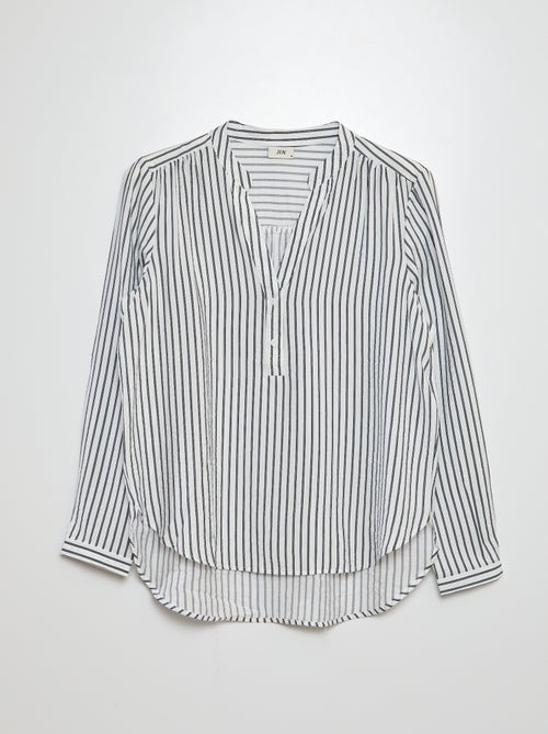 Blusa morbida a righe - Kiabi