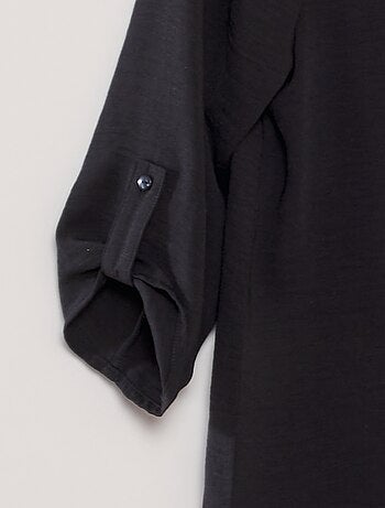 Blusa morbida con maniche 3/4