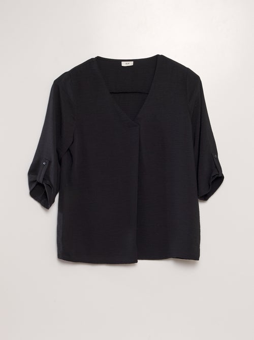 Blusa morbida con maniche 3/4 - Kiabi