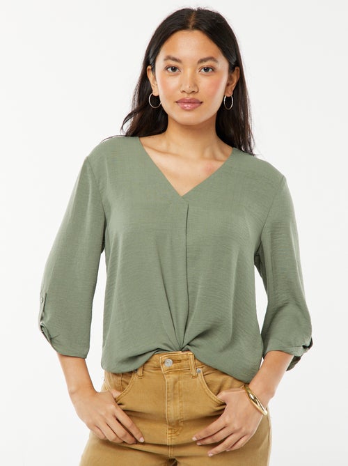 Blusa morbida maniche 3/4 'JDY' - Kiabi