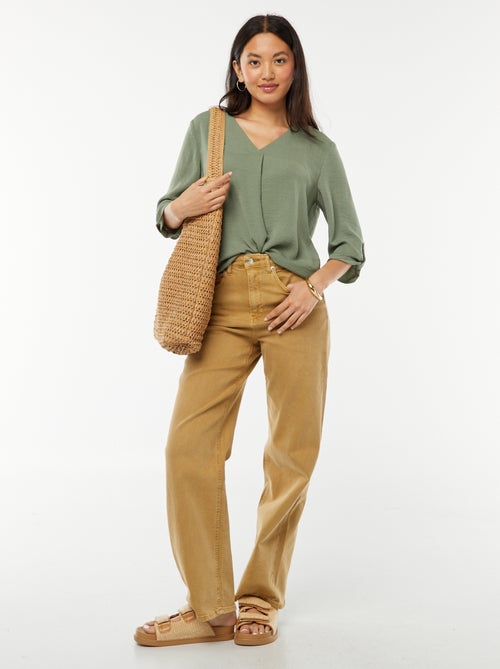 Blusa morbida maniche 3/4 'JDY' - Kiabi