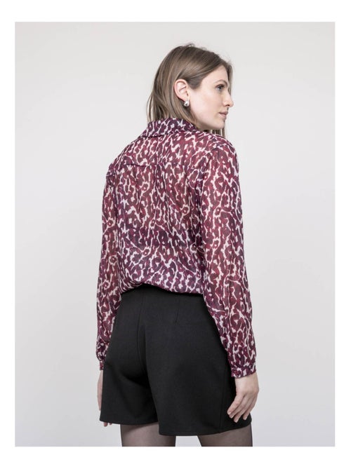 Blusa motivo leopardo ONESINE - Kiabi