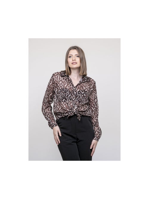 Blusa motivo leopardo ONESINE - Kiabi