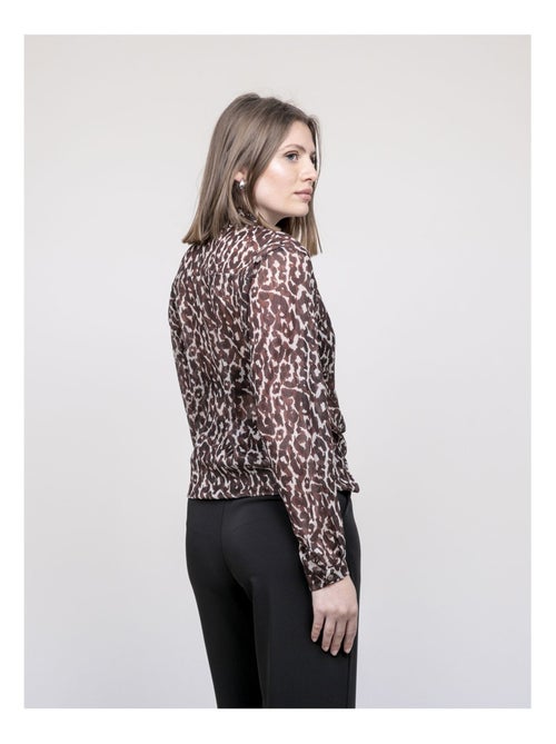 Blusa motivo leopardo ONESINE - Kiabi