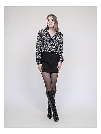 Blusa motivo leopardo ONESINE