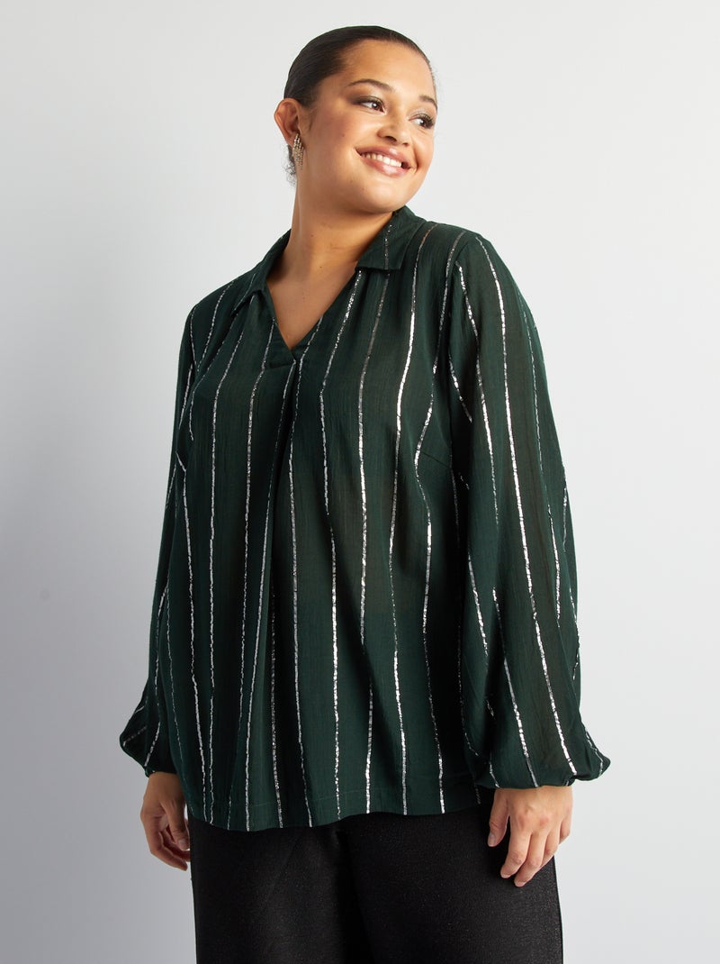 Blusa Only Carmakoma VERDE - Kiabi