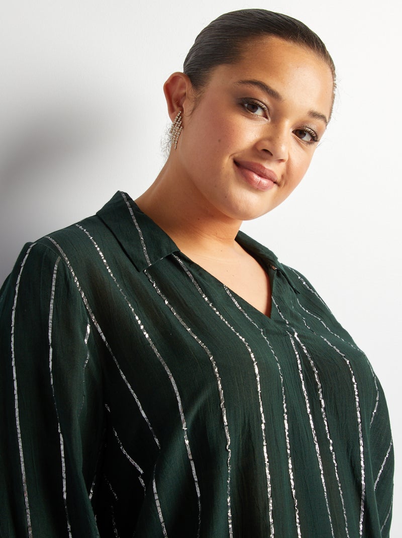 Blusa Only Carmakoma VERDE - Kiabi