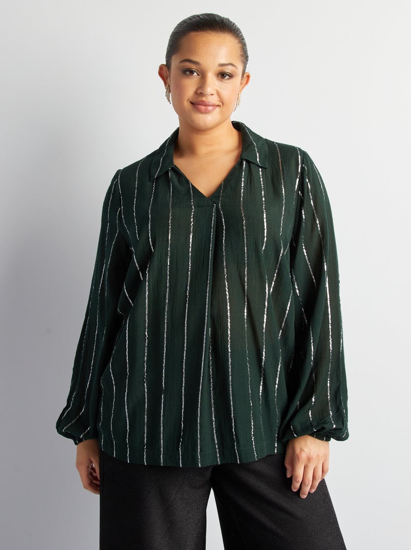 Blusa Only Carmakoma VERDE - Kiabi