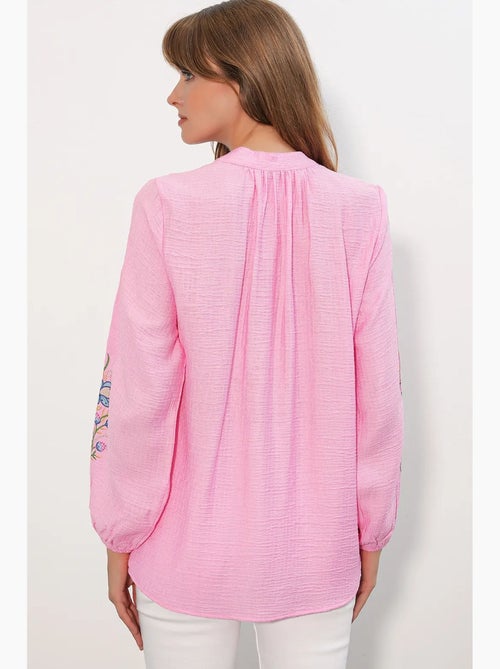 Blusa oversize in crêpe ricamato bdart - Kiabi