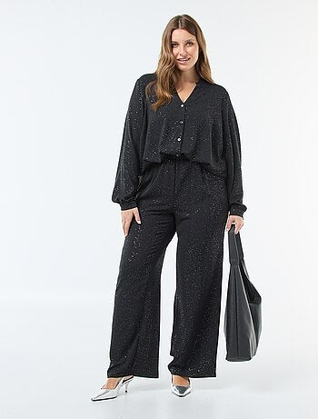 Blusa paillettata 'Only Carmakoma'