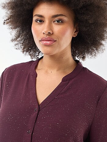 Blusa paillettata 'Only Carmakoma'