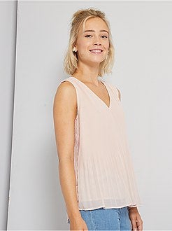 Blusa plissettata - Kiabi