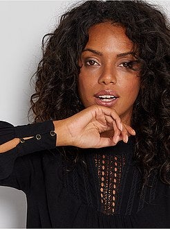 Blusa premaman con pizzo - Kiabi