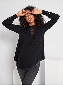 Blusa premaman con pizzo - Kiabi