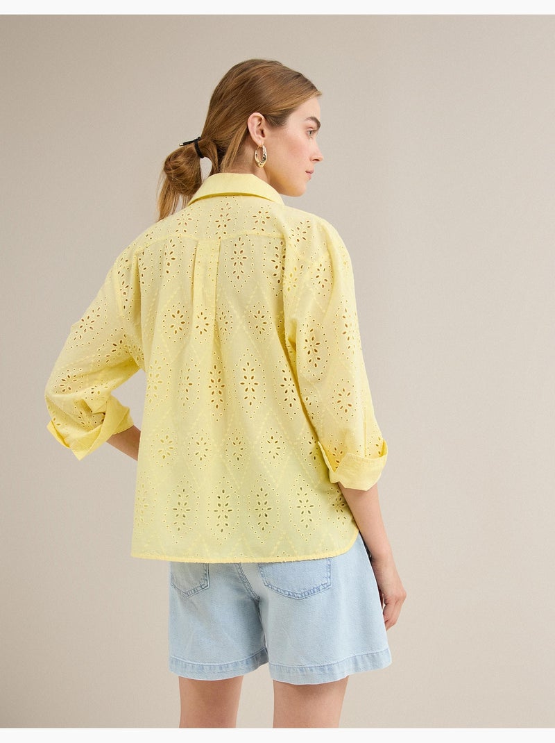 Blusa ricamata, MO Fashion Giallo - Kiabi