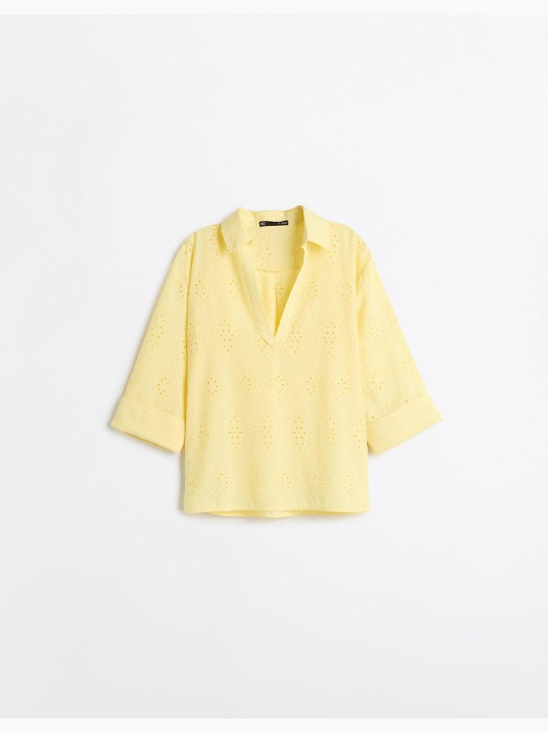Blusa ricamata, MO Fashion Giallo - Kiabi