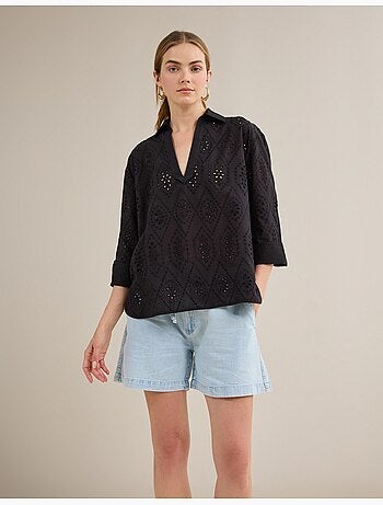 Blusa ricamata, MO Fashion