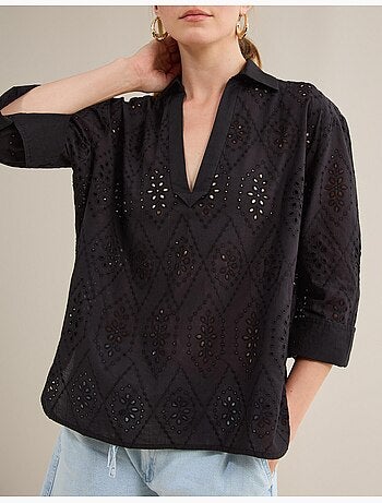 Blusa ricamata, MO Fashion
