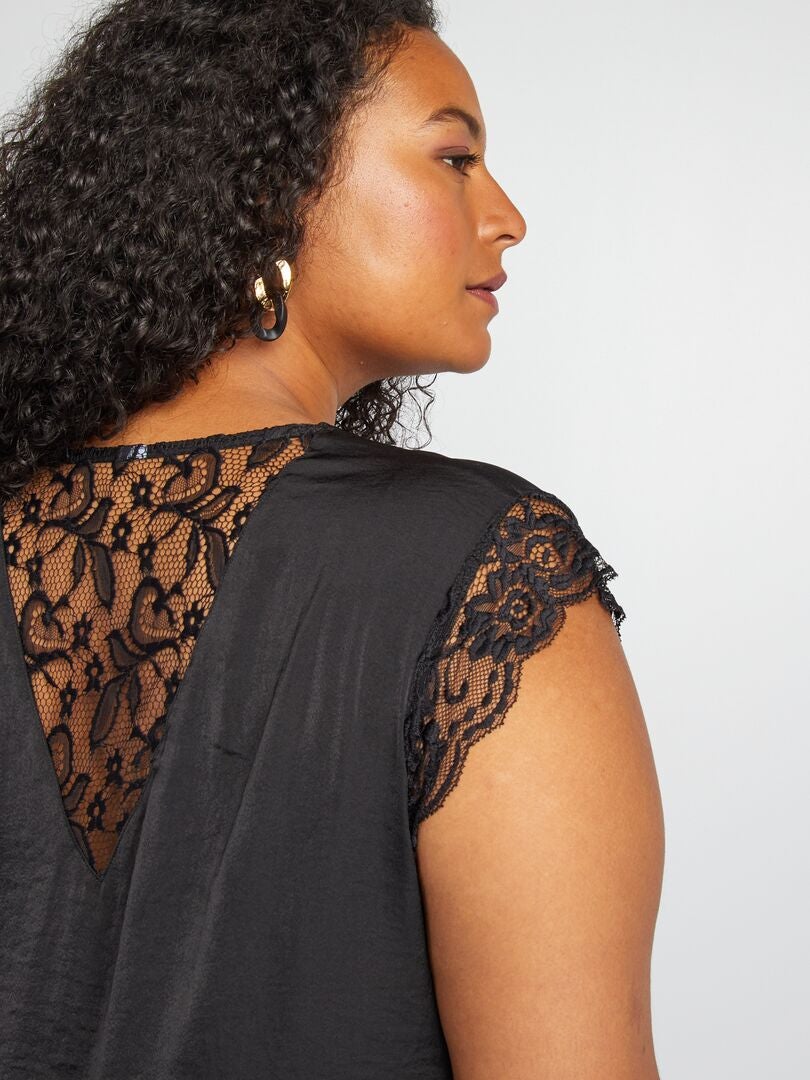 Eleter Abito Lungo Da Donna In Pizzo Bianco Con Scollo A V Profondo – Vestito Elegante Per Matrimoni E Cerimonie, Taglie Forti Fino Alla XL - 3