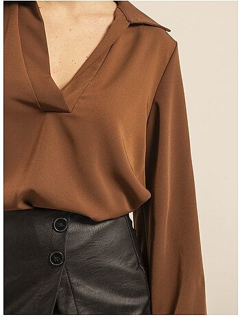 Blusa scollo a V OLONIE