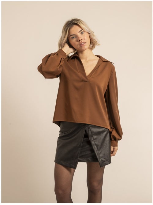 Blusa scollo a V OLONIE - Kiabi