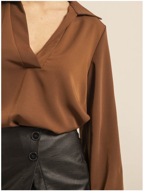Blusa scollo a V OLONIE - Kiabi