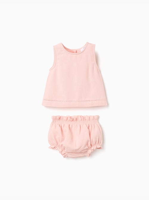 Blusa senza maniche + bloomers B&S - Kiabi