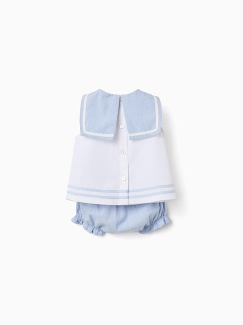 Blusa senza maniche + bloomers in cotone - Kiabi