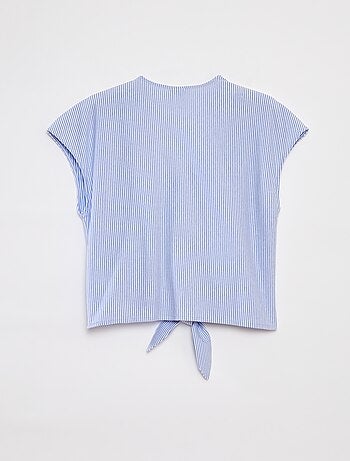 Blusa senza maniche con bottoni e annodata 'JDY'