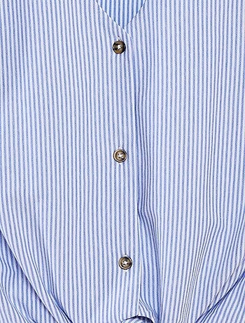 Blusa senza maniche con bottoni e annodata 'JDY'