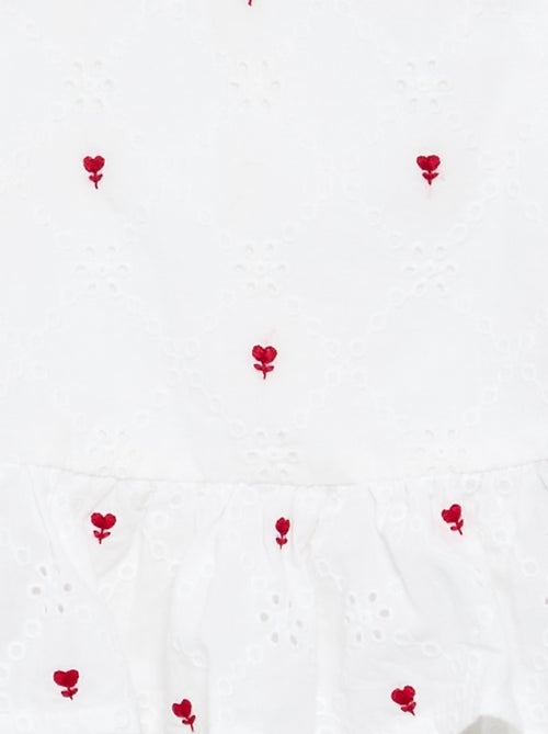 Blusa senza maniche con ricami - Kiabi