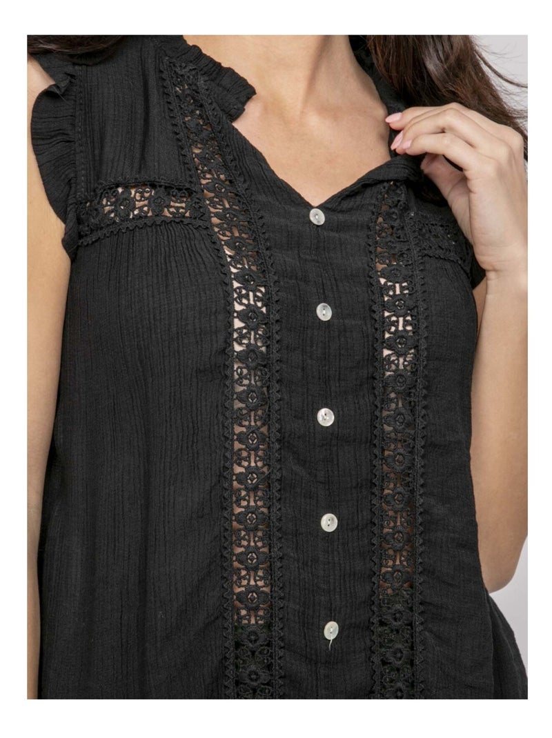Blusa senza maniche FUJELIA Nero - Kiabi